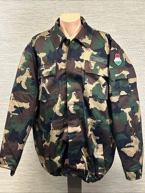 Hungarian M90 Camo Field Jacket with removable liner.  Size 58 (XXL)